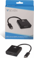 V7 USB-C - HDMI Adapter - Fekete