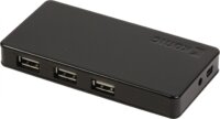 König CSU2H4P200BL USB 2.0 HUB (4 port) Fekete