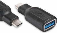 Club3D CAA-1521 USB3.1 Type C - USB 3.0 Type A Adapter - Fekete