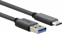 VCOM CU-401 USB C 3.1 - USB 3.0 (apa - apa) kábel 1m - Fekete