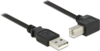 DeLOCK 84810 USB 2.0 A-B "L" nyomtató kábel 1.5m - Fekete