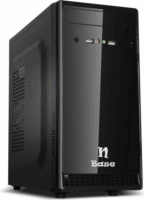 nBase 633 micro ATX Számítógépház + tápegység - Fekete + 450W