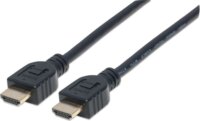 Manhattan 353946 HDMI/HDMI V2.0 monitor kábel 3m Fekete