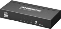 Goobay 60815 AVS 44-4 HDMI splitter 4-port Fekete