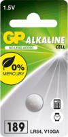 GP 189 (LR54) 1.5V alkáli gombelem (1 db / blister)