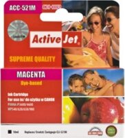 ActiveJet (Canon CLI-521M) Chipes Tintakazetta Magenta