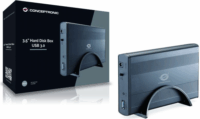 Conceptronic CHD3DUSB3 3,5" USB 3.0 külső ház - Fekete