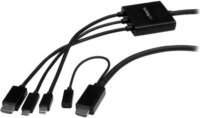 Startech CMDPHD2HD HDMI Aadapter kábel 2m Fekete