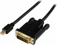Startech MDP2DVIMM6BS mini DisplayPort - DVI (Apa-Apa) Adapterkábel 1.8m - Fekete