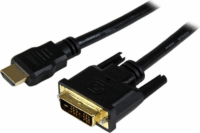Startech HDDVIMM150CM HDMI - DVI-D (Apa-Apa) Adapterkábel 1.5m Fekete