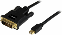 Startech MDP2DVIMM10B mini DisplayPort - DVI (Apa-Apa) Adapterkábel 3m Fekete