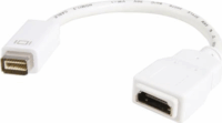 Startech MDVIHDMIMF mini DVI - HDMI (Apa-Anya) Adapterkábel 0.2m Fehér