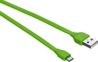 Trust 20138 Flat Micro-USB 2.0 adat- és töltőkábel 1m - Zöld