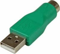 Startech GC46MF PS/2 anya - USB apa adapter - Zöld