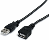 Startech USBEXTAA6BK USB apa - USB anya kábel 1.8m - Fekete