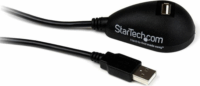 Startech USBEXTAA5DSK USB apa - USB anya asztali kábel 1.5m - Fekete