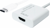 Value USB 3.1 C apa - HDMI anya adapter - Fehér