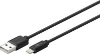 Goobay 72906 USB 2.0 - Lightning 8pin adat- és töltőkábel 2m - Fekete