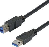 M-CAB 7300036 USB 3.0 A-B összekötő kábel 3m - Fekete