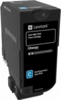 Lexmark 74C2SCE Eredeti Toner Ciánkék