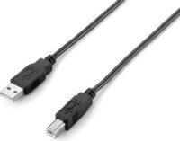 VCOM Premium USB 2.0 A-B Nyomtató kábel 3m - Fekete