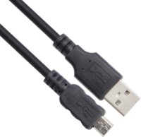 VCOM CU-271-1M USB 2.0 - MicroUSB-B adat- és töltőkábel 1m - Fekete