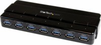 Startech ST7300USB3B USB 3.0 HUB (7+1 port) Fekete