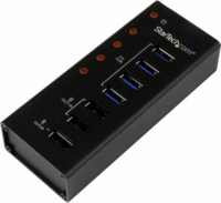 Startech ST4300U3C3 USB 3.0 HUB (4+3+1 port) Fekete