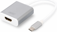 Digitus USB-C 3.0 apa - HDMI anya adapter - Ezüst