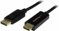 Startech DP2HDMM2MB DisplayPort - HDMI (apa - apa) kábel 1.8m - Fekete