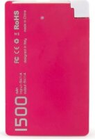 Tucano Ultra Slim Power Bank 1500mAh Pink