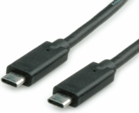 Roline 11.02.9050-20 USB C 3.1 - USB C 3.1 (apa - apa) kábel 0.5m - Fekete
