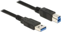 Delock 85069 USB 3.0 Type-A - USB 3.0 Type-B (apa - apa) kábel 3m - Fekete