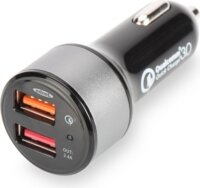 Ednet 84103 USB Autós Gyorstöltő (2 port)