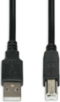 iBox IKU2D30 USB 2.0 A - USB 2.0 B (apa - apa) kábel 3m - Fekete