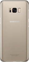 Samsung EF-QG955 Galaxy S8+ gyári Clear Cover Tok - Arany