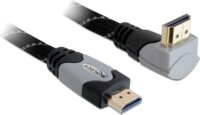 Delock 82994 HDMI - HDMI 90° (apa - apa) kábel 2m - Fekete