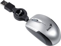 Genius MicroTraveler v2 USB Egér - Ezüst-Fekete
