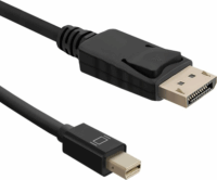 Qoltec 50434 Mini Displayport - Displayport (apa - apa) kábel 1.8m - Fekete