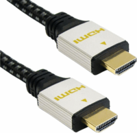 Akyga AK-HD-15P Pro HDMI 2.0 (apa - apa) kábel 1.5m - Fekete/Ezüst