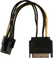 Nedis SATA 15-pin apa - PCI Express 6-pin anya tápkábel 0.15 m