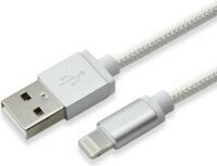 Sbox Lighning - USB Töltőkábel 1.5m - Ezüst