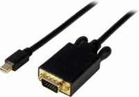 Startech MDP2VGAMM6B mini DisplayPort - VGA (Apa-Apa) Adapterkábel 1.8m Fekete