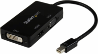 Startech Mini DisplayPort - VGA/DVI-D/HDMI Adapterkábel Fekete