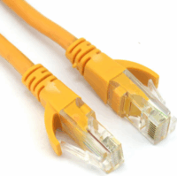 Vcom NP611B-Y-1.0 UTP CAT6 Patch kábel 1m Sárga