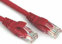 Vcom NP611B-R-0.5M UTP CAT6 Patch kábel 0.5m Piros