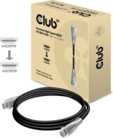 Club3D HDMI 2.0 - HDMI 2.0 1m 4K60Hz Prémium Kábel Fekete