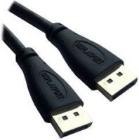 M-CAB 7001099 DisplayPort (apa - apa) kábel 2m - Fekete