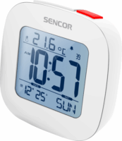 Sencor SDC 1200 W Rádióvezérelt ébresztőóra - Fehér