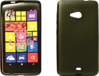 Cellect Microsoft Lumia 535 vékony Szilikon Hátlap 5.0" - Fekete